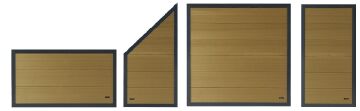 TEAK mit anthrazit-ALU Rahmen