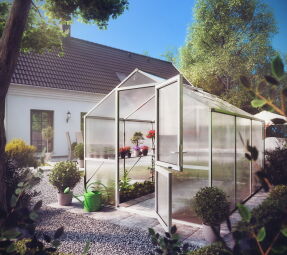 Gewächshäuser mit 10 mm Verglasung