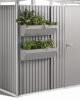 Biohort FloraBoard silber-, dunkelgrau-, quarzgrau-metallic zu AvantGarde, HighLine, Panorama 82 x 25 x 188
