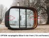 Verspiegelte Gläser für ROUND CUBE DOUBLE Saunafass / ACHTUNG: Die Lieferzeit verlängert sich dadurch um ca. 4-6 Wochen