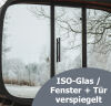 Option ISO Glas (betrifft nicht die Tür) und verspiegelte Gläser (auch die Tür ist verspiegelt) für Saunahaus PATIO XXS / ACHTUNG: Die Lieferzeit verlängert sich dadurch um ca. 4-6 Wochen