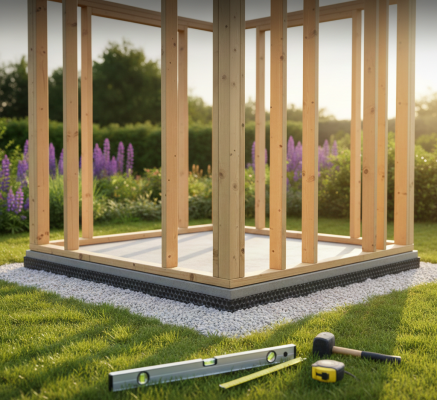 Das Fundament fürs Gartenhaus: Die besten Tipps! - Fundament Gartenhaus: Tipps, Arten &amp; Anleitung