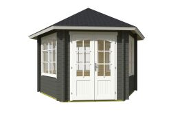 Pavillon ILMENAU 350x303 cm, 44 mm, naturbelassen