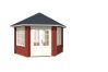 Pavillon ILMENAU 350x303 cm, 44 mm, naturbelassen