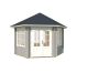 Pavillon ILMENAU 350x303 cm, 44 mm, naturbelassen