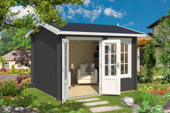 Lasita Maja Gartenhaus ALEX 44 mm ISO 300x250 cm, naturbelassen