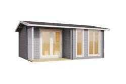 Lasita Maja Gartenhaus BRIGHTON 44 mm ISO 520x370 cm, naturbelassen