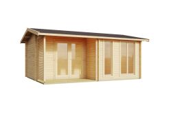 Lasita Maja Gartenhaus BRIGHTON 44 mm ISO 520x370 cm, naturbelassen