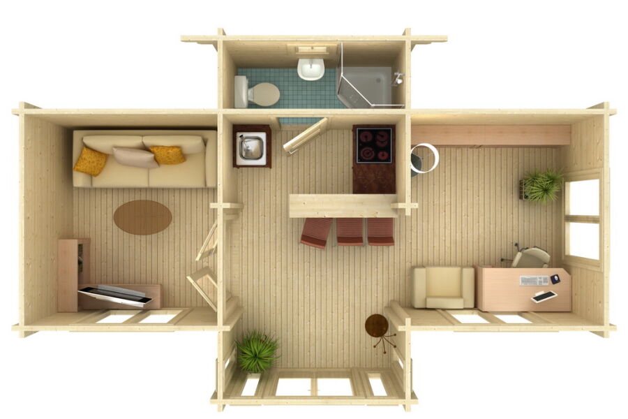 Ferienhaus ANNA 26,8 m2