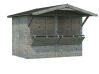 Palmako Marktstand/Verkaufsstand Stella 5,0 m²  273x190 cm, 16+32 mm, naturbelassen