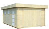 Garage RASMUS 19,0 m2 mit Holztor