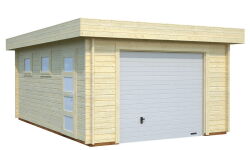Garage RASMUS 19,0 m2 mit Sektionaltor