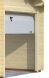 Garage RASMUS 19,0 m2 mit Sektionaltor