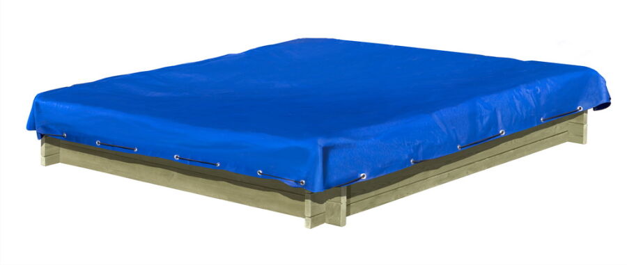 Abdeckplane für Sandkasten, blau, 180x180cm