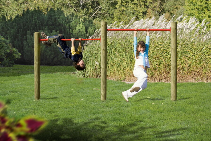 Doppelreck, Palisaden Ø12cm, L=286cm