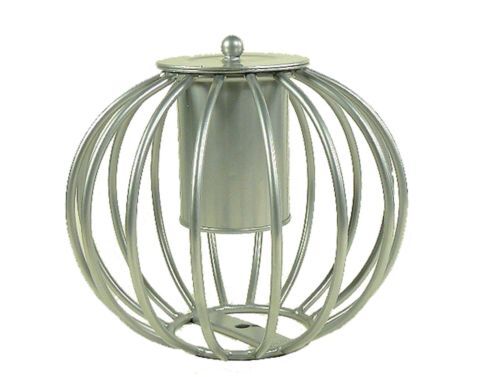FEUERKUGEL RUSTI KAL 22CM SILBER 9068