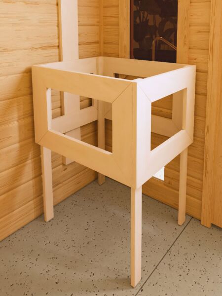 Sauna MOJAVE / mit Kranz / ohne Ofen