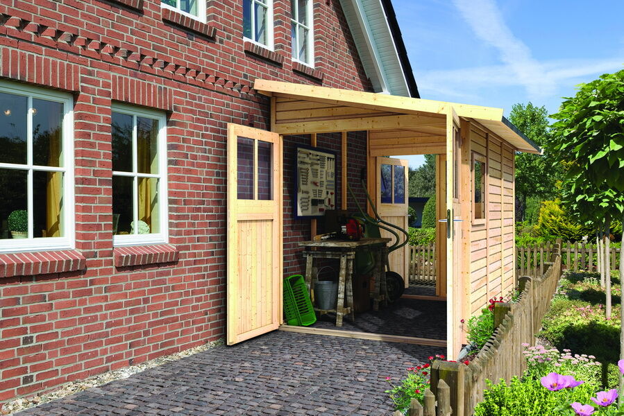 4010090552569 - Gartenhaus WANDLITZ 3 naturbelassen