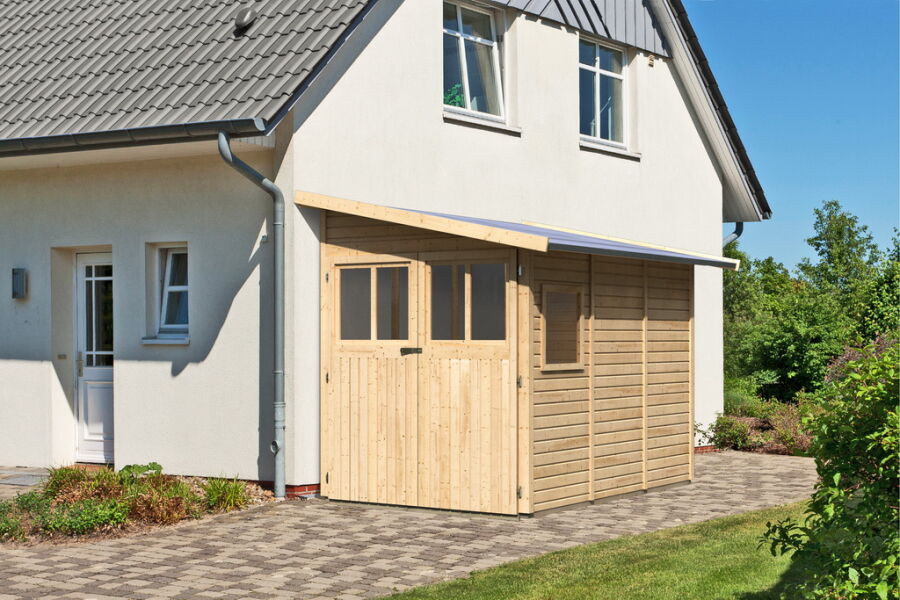 Karibu Gartenhaus WANDLITZ 3 naturbelassen