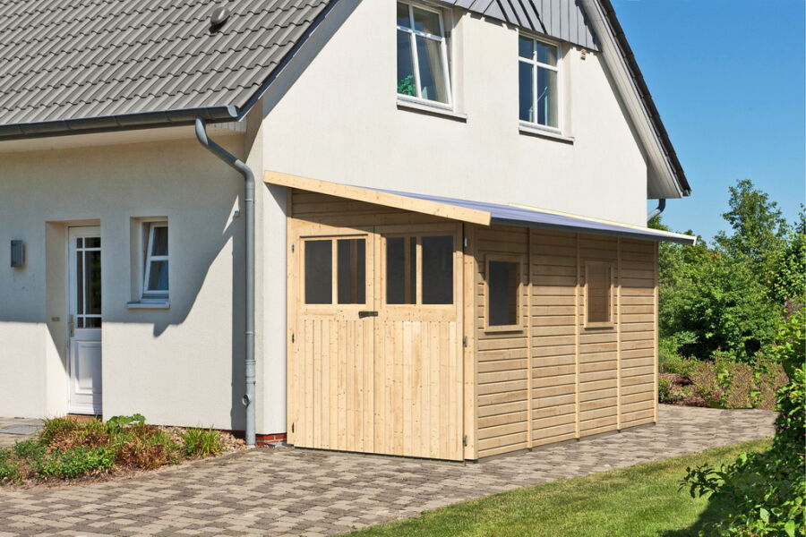 Karibu Gartenhaus WANDLITZ 4 naturbelassen
