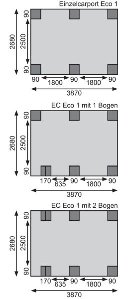 EINZELCARPORT ECO 1