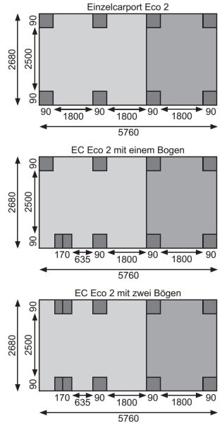 EINZELCARPORT ECO 2