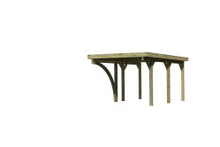 Karibu EINZELCARPORT CLASSIC 1 VAR B / 1 EINFAHRTSBOGEN  / STAHL / KDI