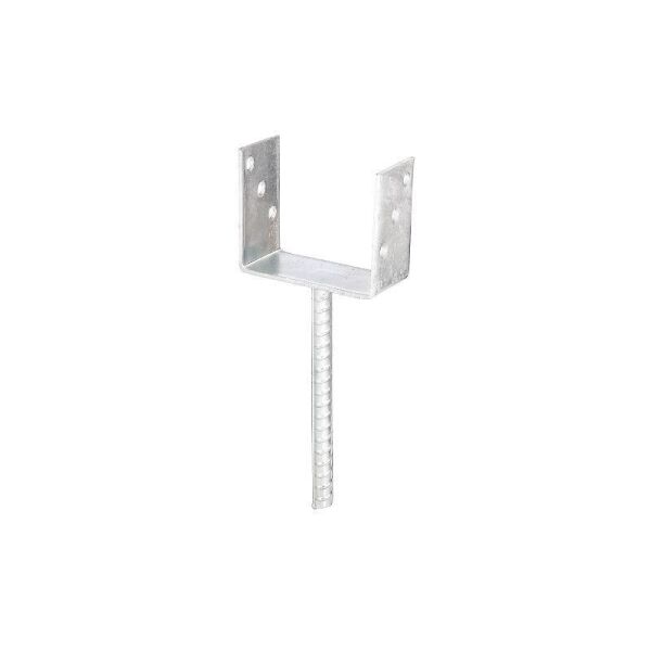 U-Pfostenträger feuerverz.121x100x200mm Betonanker