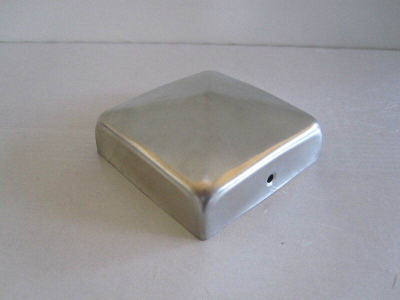 Pfostenkappe Pyramide Edelstahl 71x71 mm