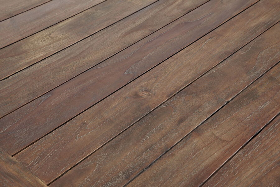 Belmont Tischplatte f. Tischgestell San Marino 160x100cm - Old Teak Gealtert