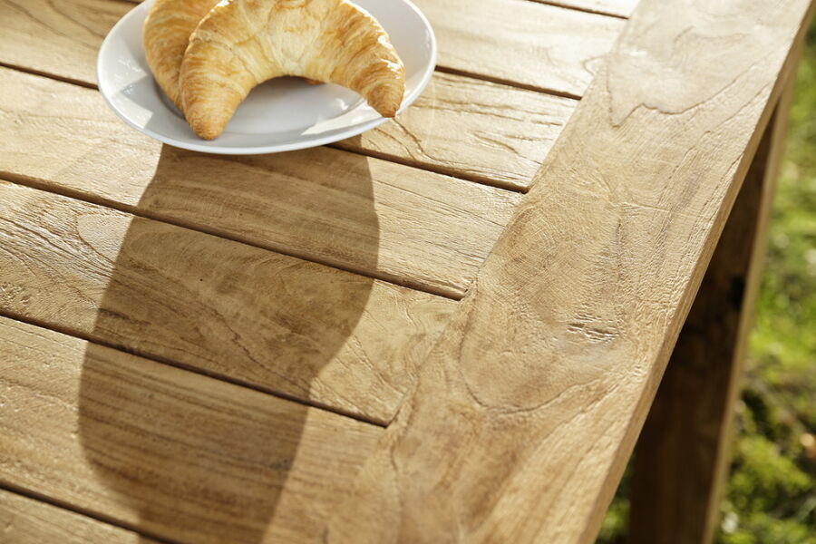 Belmont Loungetisch Old Teak Natur 110x55x46 cm