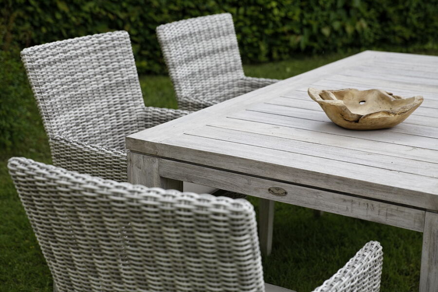 Belmont Tisch Old Teak Seawash Ø 140 cm