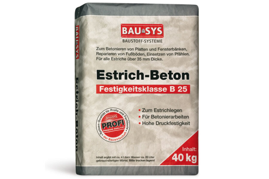 Estrichbeton 40 kg Fertigbeton