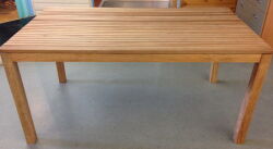 Tisch SIENA aus Bangkirai 160x90x74 cm