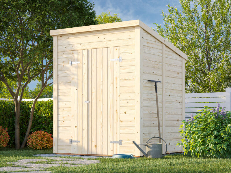 Palmako Gerätehaus LEIF 3,0 m², 16 mm, 183x170 cm, inkl. Fußboden, naturbelassen