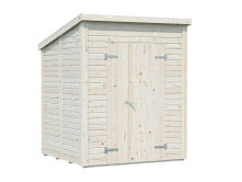 Palmako Gerätehaus LEIF 3,0 m², 16 mm, 183x170 cm, inkl. Fußboden, naturbelassen