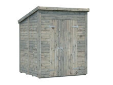 Palmako Gerätehaus LEIF 3,0 m², 16 mm, 183x170 cm, inkl. Fußboden, naturbelassen