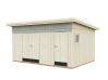 Palmako Gerätehaus KALLE 13,5 m²  452x330 cm , 18c70 mm, inkl. Fußboden, naturbelassen