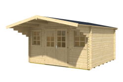 Gartenhaus JULE 500x400 cm ISO(L); 40 mm Doppelnut;...