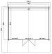 Gartenhaus JULE 500x400 cm ISO(L); 40 mm Doppelnut; inklusive Boden