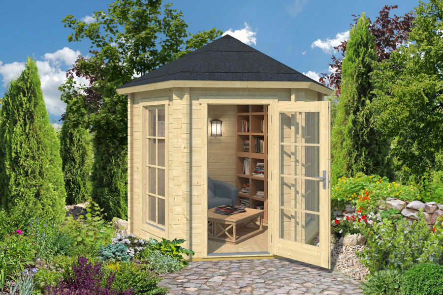 Lasitas Maja Pavillon INVERNESS 44 mm ISO 280x242 cm, naturbelassen