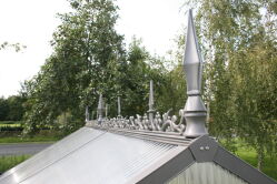 Firstverzierung für Gewächshaus Typ IV, blank