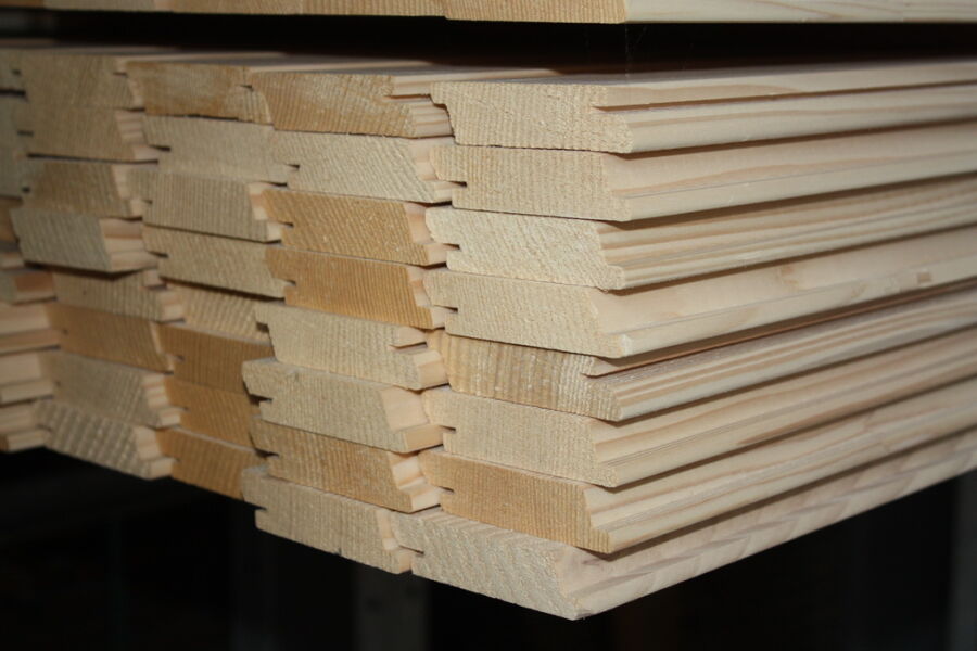 Weißtanne Rauten-Profilbrett 20x85x5000mm Fassadenprofi 2. Wahl / 163 Stück - Posten 247
