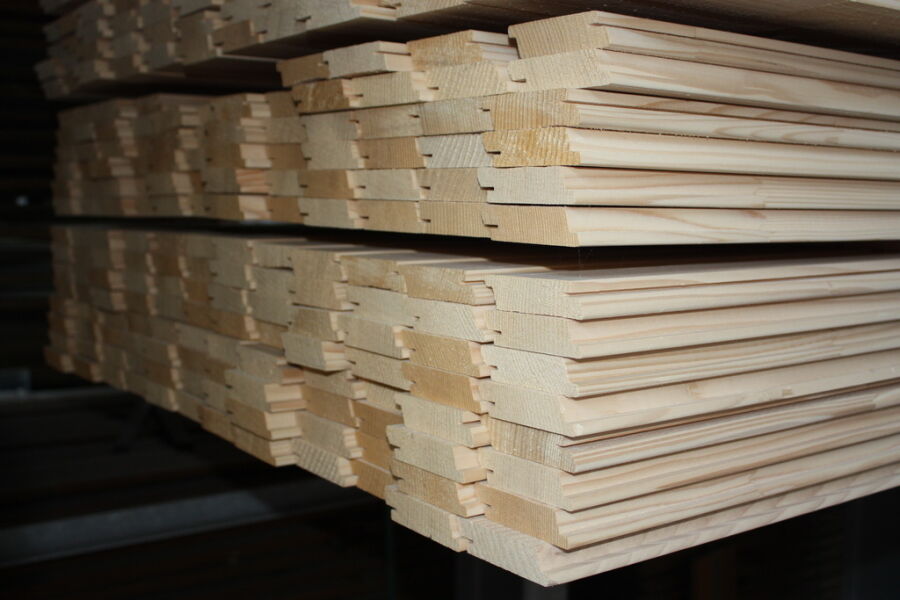 Weißtanne Rauten-Profilbrett 20x85x5000mm Fassadenprofi 2. Wahl / 163 Stück - Posten 247