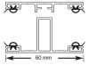 Komplettsystem ALU-Mittelprofil