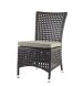 Diamond Garden Stuhl DUBLIN dunkelbraun 50x67x87cm