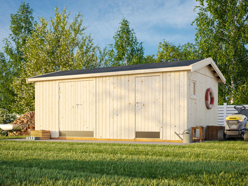 4743142010600 - Elementhaus OLAF 169 m2 561 x 330 cm  70 mm Rahmenkonstruktion  inkl Fußboden  2-Raum Haus