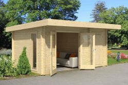 Gartenhaus CHAMELEON; 470x320 cm ISO; 44 mm Doppelnut;...
