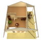 Ferienhaus MISSOURI 70 (Basis Fenster) 460 x 560 cm; 70mm Wandstärke; inkl. Terrasse