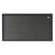 WPC-Zaun FORTE anthrazit mit ALU Rahmen anthrazit, 180x93x4cm halbhohes Element